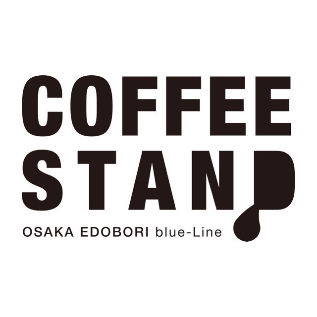COFFEE STAND OSAKA EDOBORI blue-Line